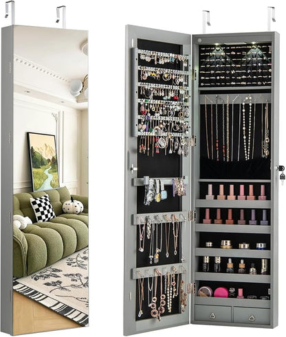 Giantex Wall or Door Mounted Jewelry Armoire by Giantex