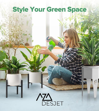 2 Pack Plant Stand Indoor Adjustable, Metal Modern Indoor Plant Stand, Heavy - Image 8
