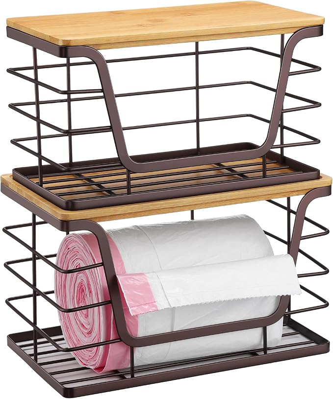ALOCEO 2 Pack Stackable Wire Storage Basket - Image 4