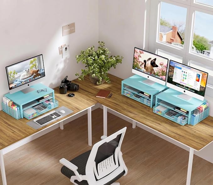 OPNICE Computer Monitor Stand Riser, Desk Organizer - Image 6