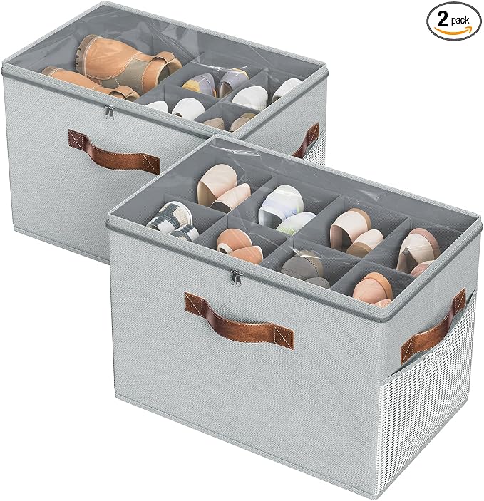 Budding Joy 2 Pack Shoe Organizer by BuddingJoy-BuildaJoyfulLifeforYou