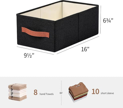 linen closet organizers and storage, 3 Pack Large Storage Baskets, Clothing - Image 2