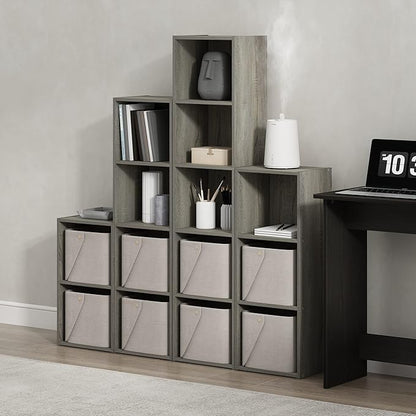 Furinno PASIR Book Shelf, 5-Tier Modern Bookshelf, Open Shelves Bookcase 9 x 12 - Image 2