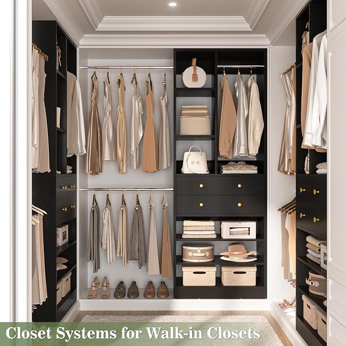 Besiost Closet System, 4.2–8.8 FT Closet Organizer - Image 2