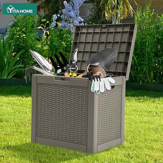 YITAHOME 32 Gallon Deck Box, Indoor Outdoor Storage Box - Image 5
