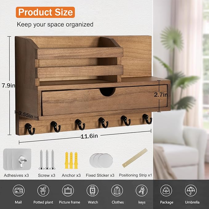 dreampossible Key and Mail Holder - Image 6
