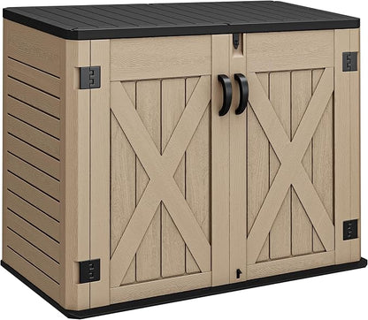 YITAHOME Outdoor Horizontal Storage Shed by YITAHOME