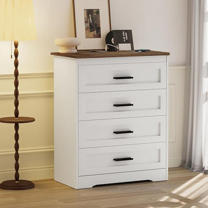 GEPELCN Farmhouse 4 Drawers Dresser - Image 9