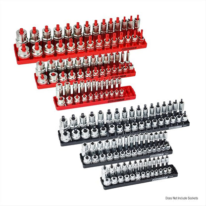 OEMTOOLS 22234 Socket Organizer, 6 Piece Socket Organizers, SAE and Metric - Image 2