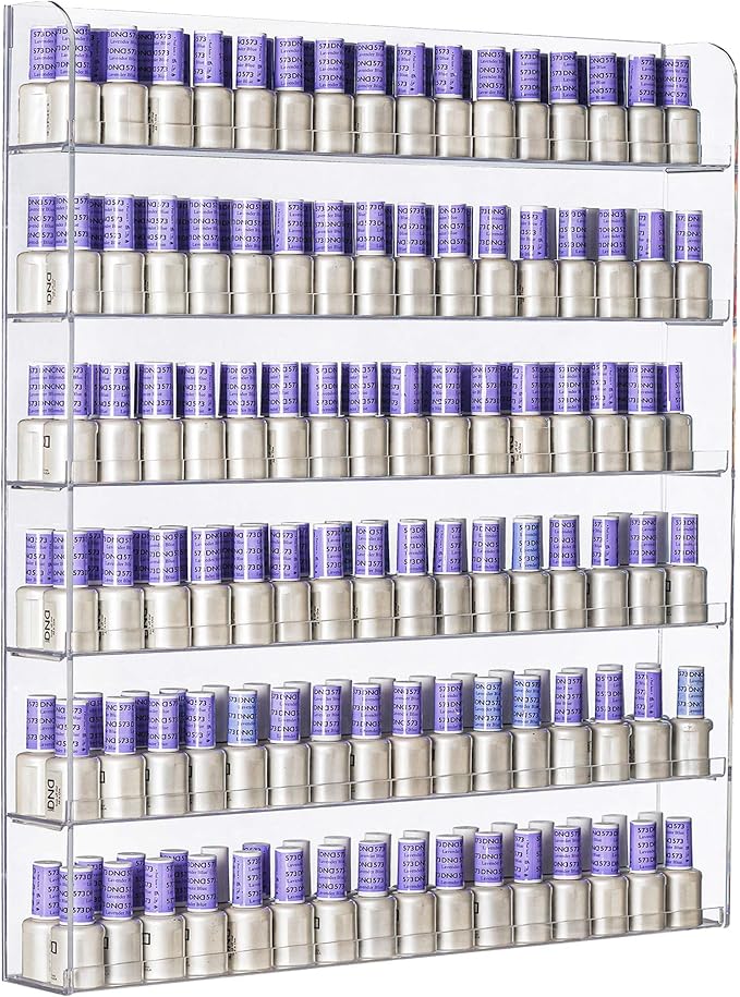 AMT 6 Tier Acrylic Nail Polish Racks by AMTSupply