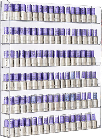AMT 6 Tier Acrylic Nail Polish Racks by AMTSupply
