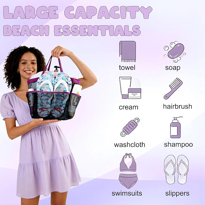 Mesh Shower Caddy Portable - Image 2