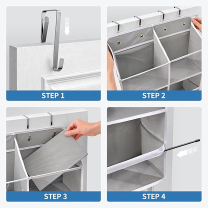 JARLINK Over the Door Organizer, Extra Large Storage - Image 7