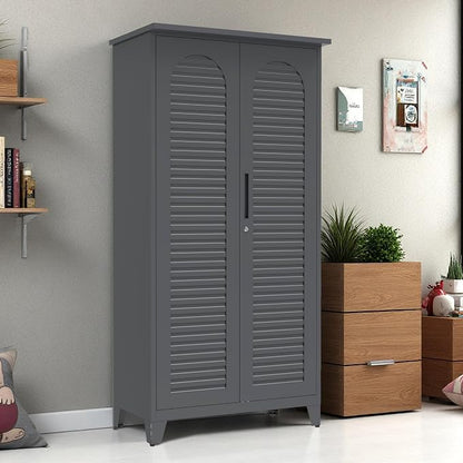 Tall Metal Tool Storage Cabinet - Image 3
