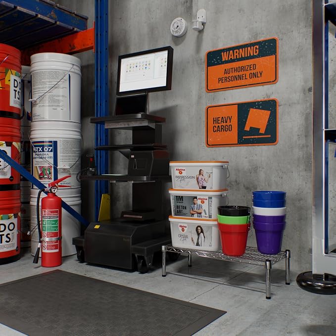 14" Deep x 30" Wide x 8" Height 1-Tier Wire Shelving Kit | NSF Commercial - Image 8