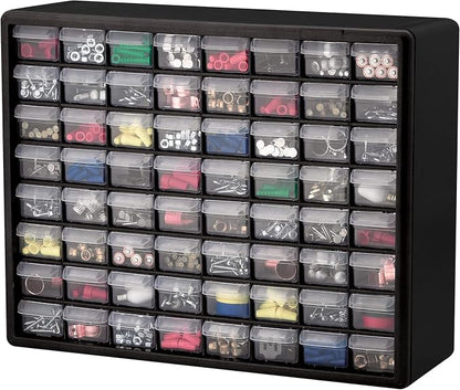 Akro-Mils 64-Drawer Plastic Drawer Storage Cabinet - Image 10