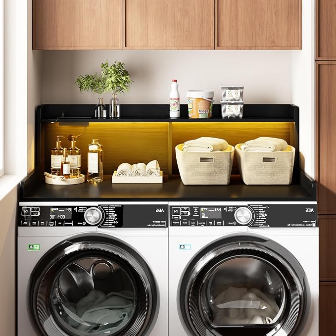 Aheaplus Washer and Dryer Countertop, 2-Tier Laundry Countertop Cover - Image 6