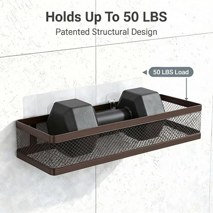 PUSDON 5-in-1 16.5" Extra Long Slim Wall Mount Wrapped Mesh Kitchen Organizer & - Image 5