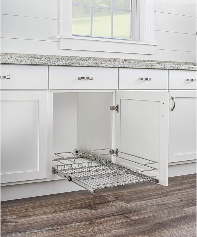 Rev-A-Shelf Kitchen Cabinet Pullout Shelf and Drawer Organizer Slide Out Pantry - Image 8