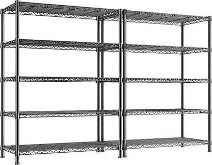 REIBII Storage Shelves 71" H Tall Wire Shelving Unit Sturdy Metal Shelves by REIBII