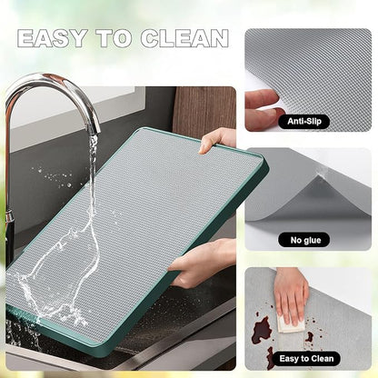 Upgrade 100% EVA Shelf Liner for Kitchen Cabinet 12" x 240" Refrigerator Liners - Image 3