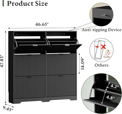 Xixini Shoe Storage Cabinet for Entryway - Image 2