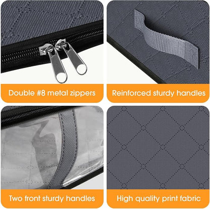 StorageRight Under Bed Storage Bags 4 Pack, 40L Large Clothes & Comforter - Image 5