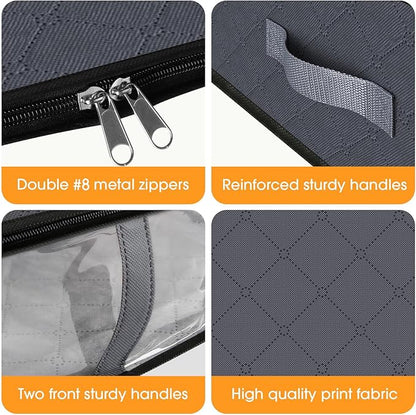 StorageRight Under Bed Storage Bags 2 Pack, 40L Large Clothes & Comforter - Image 3
