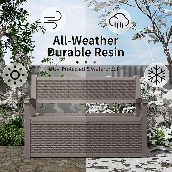 Outdoor Storage Bench - Image 3