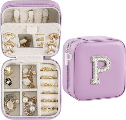 Travel Jewelry Case, Small Jewelry Box Organizer by Unknown