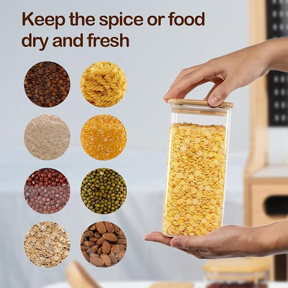 52oz Airtight Glass Square Storage Canister - Image 3