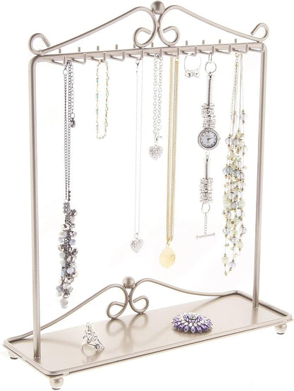 Angelynn's Sturdy Long Necklace Holder Organizer Tall Tabletop Pendant Display by Angelynns