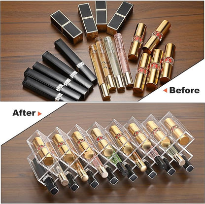 ELLDOO Rollerball Perfume Organizer, 23 Spaces Clear Acrylic Perfume Storage - Image 6