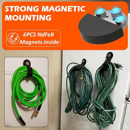 MUTUACTOR Strong Magnetic Hooks, Non-Slip Magnetic Mount Hooks Heavy Duty - Image 4
