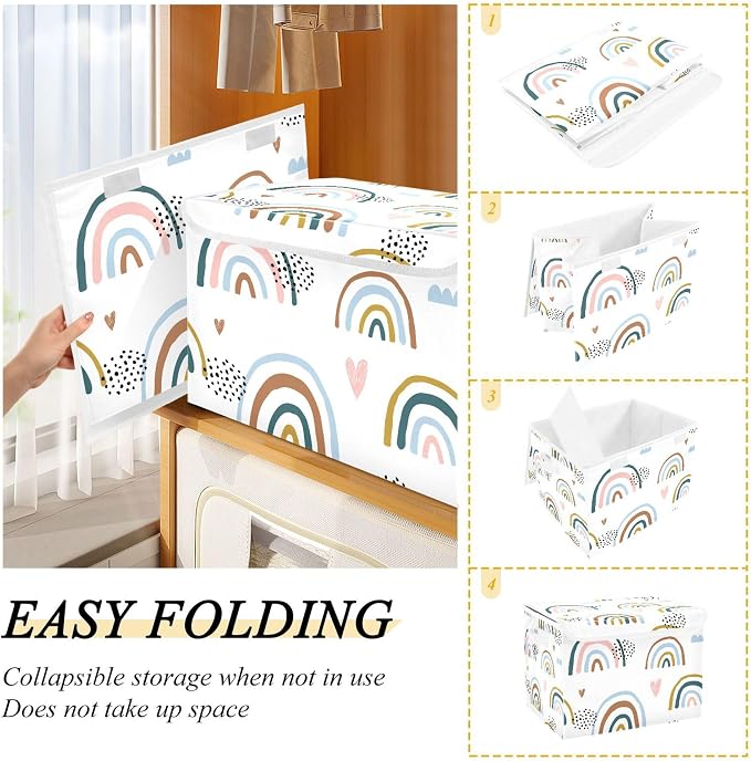 Cartoon Rainbow Storage Bins - Image 4