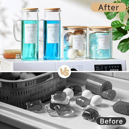 Glass Laundry Detergent Dispenser Set - Image 6
