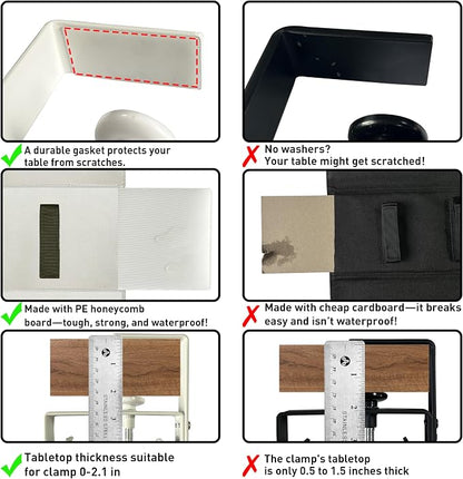 Under Desk Cable Management No Drill – 36" L x 6" W Cord Organizer, Upgraded - Image 3