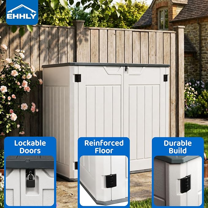 EHHLY Vertical Resin Storage Shed - Image 4