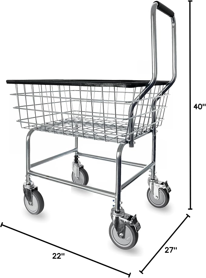 LVP Work Horse Commercial Laundry Cart - Image 9