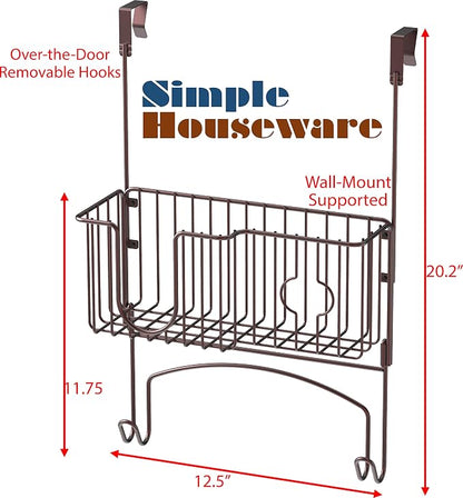 Simple Houseware Over-The-Door/Wall-Mount Ironing Board Holder - Image 2