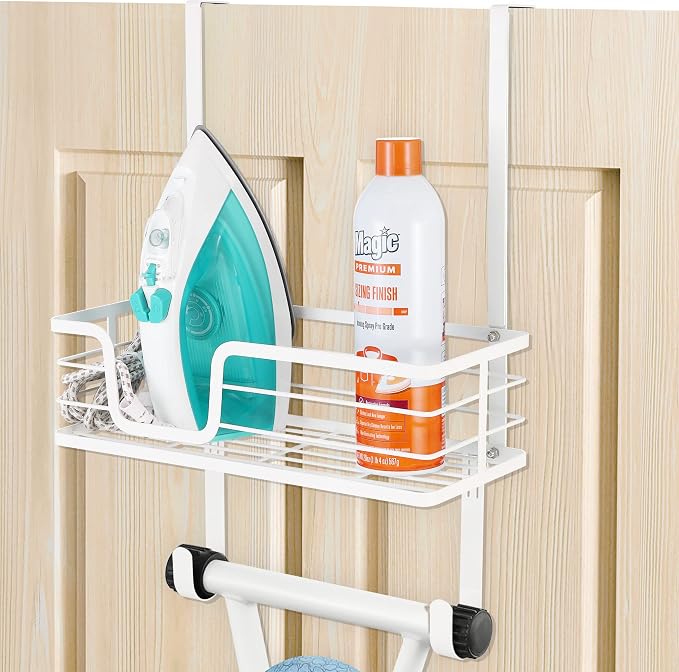 KES Ironing Board Hanger, Over The Door Ironing Board Holder, T-Leg Ironing by KES