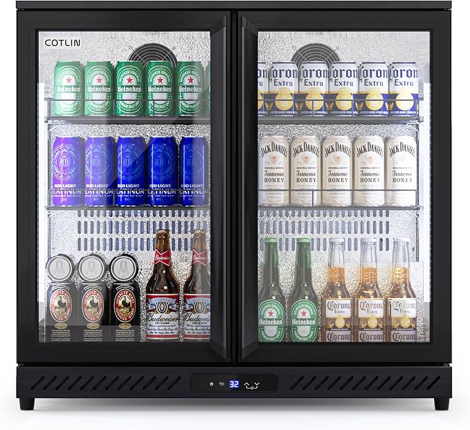COTLIN 36" W Back Bar Cooler Beer Fridge Undercounter Refrigerator by COTLINCommercialAppliance