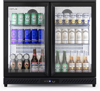 COTLIN 36" W Back Bar Cooler Beer Fridge Undercounter Refrigerator by COTLINCommercialAppliance