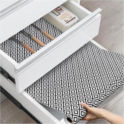 Drawer and Shelf Liner, Non-Slip Kitchen Cabinet Liners Non-Adhesive Thick by ALIUNI