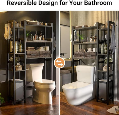 Over The Toilet Storage with 2 Drawers - Image 5
