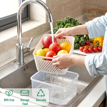5 PCS Fruit Storage Containers for Fridge Produce Containers for Fridge - Image 3