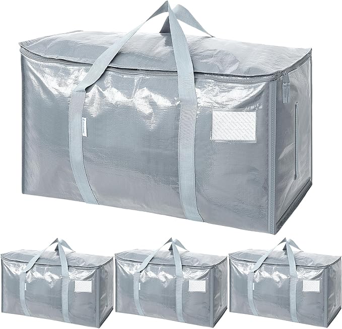 TICONN 4 Pack Extra Large Moving Bags Heavy Duty by TICONN