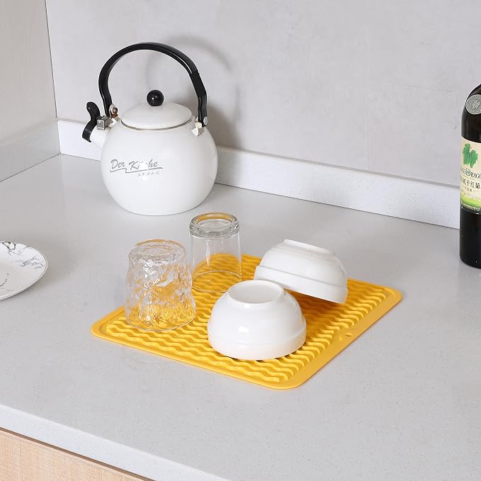 Silicone Dish Drying Mat for Multiple Usage, Easy clean, Eco-friendly, - Image 4