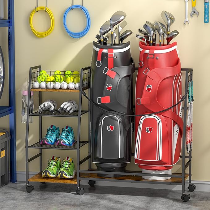 Golf Bag Storage Rack for Garage - Image 5