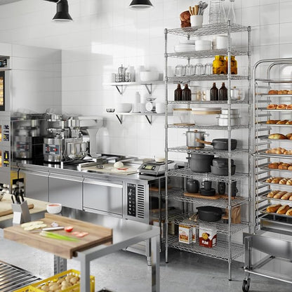 18" Deep x 30" Wide x 96" Height Wire Shelving Kit | 10-Tier | NSF Commercial - Image 7
